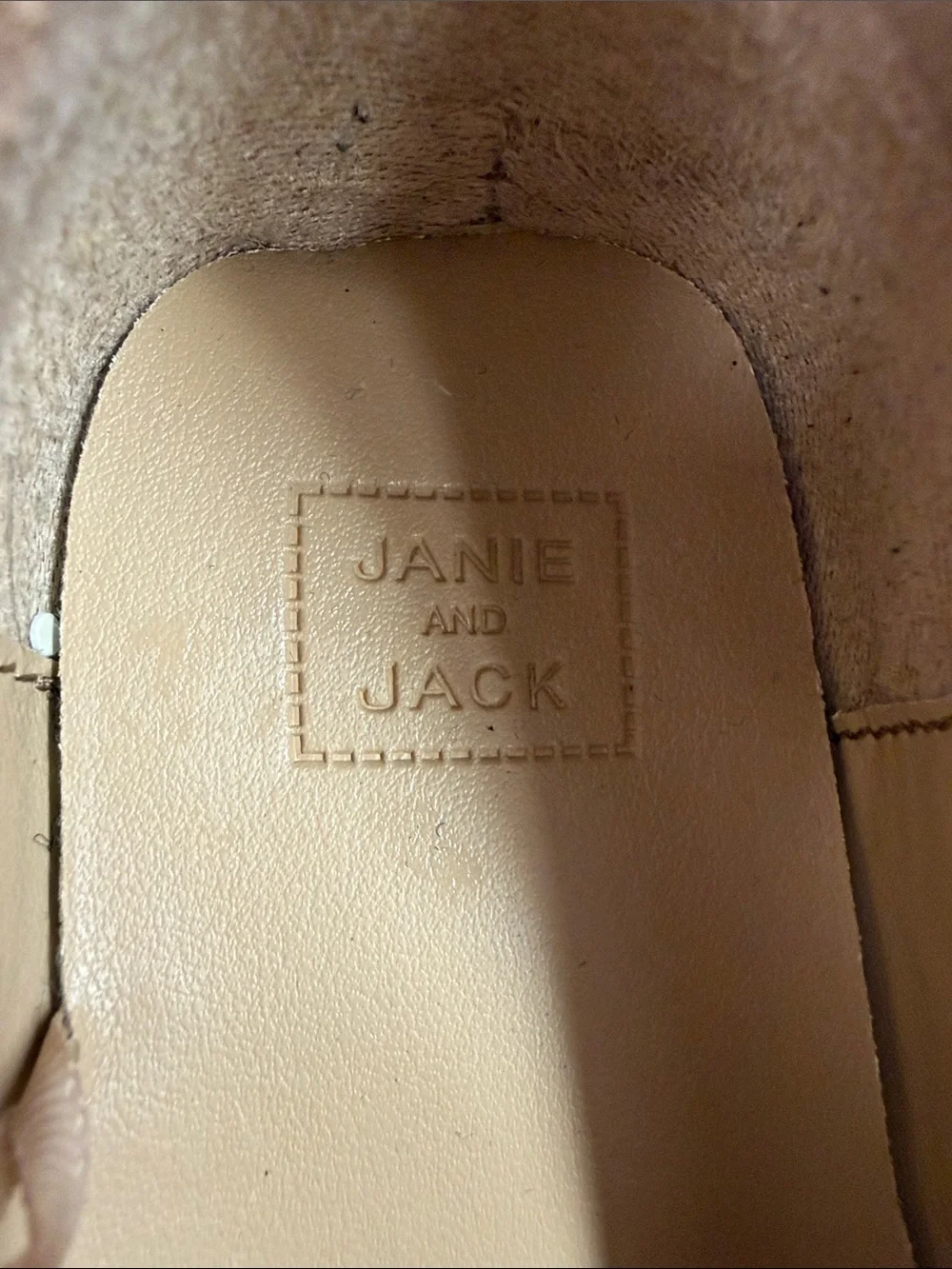 Janie and Jack Black Loafer Slip-on  Leather Insole Toddler Boys Shoe Size 7 NWT